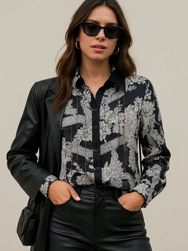 γυναικείο πουκάμισο με στρας