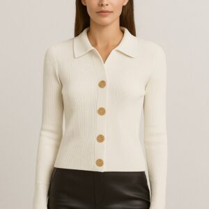 ριμπ τοπ με γιακά γυναικείο ριμπ τοπ τοπ με γιακά