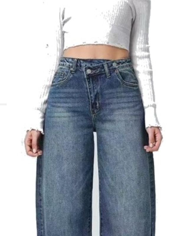 Ψηλόμεσο τζιν παντελόνι Balloon