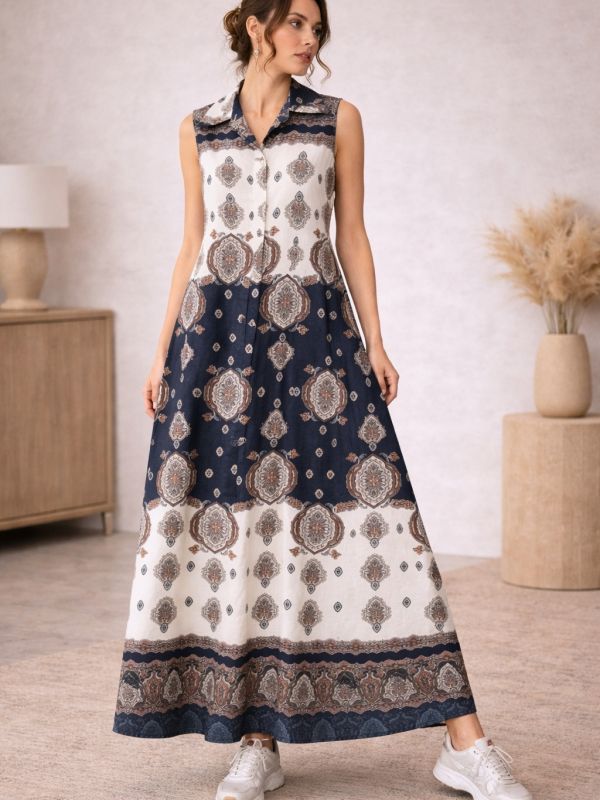 Boho Αμάνικο Φόρεμα InEra